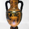 Griechische Keramik Vase 37 cm, Iraklis, Chiron, Dionysos