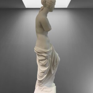 Statur Aphrodite 86 cm weiss Alabaster
