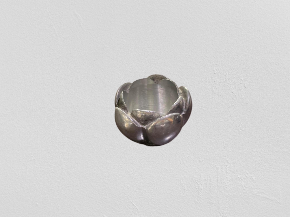 Teelichthalter Silber Tulip 7 x 9 cm
