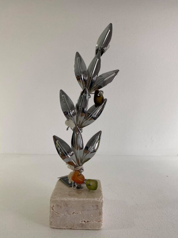 Dekoration Olivenzweig einzeln Hausgemacht 21 x 5 cm